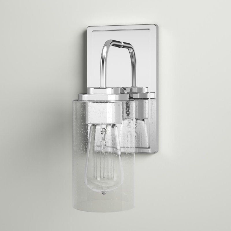 Klarice Steel Armed Sconce, Chrome