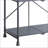 Console Table, 3-Tier Industrial Rustic Metal Foldable, Sandy Black &amp; Dark Bronze | Metal | Industrial,Rustic-122577436