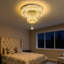 Lustre en cristal à 2 niveaux DEL-545266667