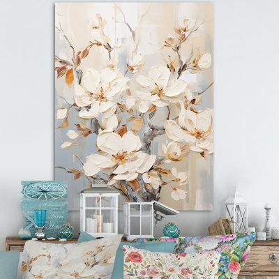 " White Elegance In Magnolias I "