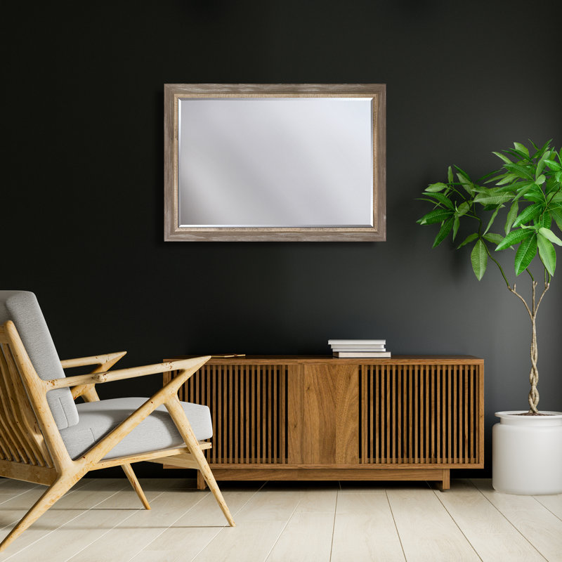 Esben Wood Rectangle Wall Mirror