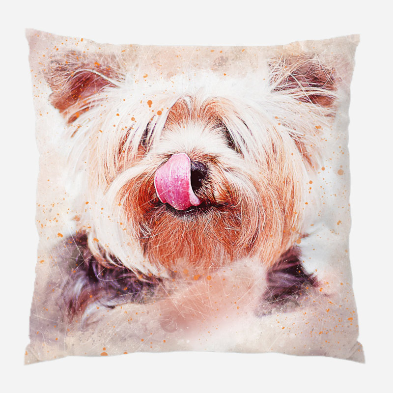 Coussin pour chien Dimattia, Microsuède, Intérieur