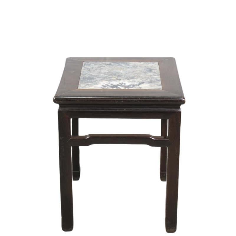 Asian Classic Marble End Table
