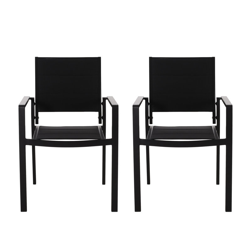 Fauteuil moderne en filet noir - 22 po x 23 po 32,28 places, l 23 po P 22 po H 32,28 po