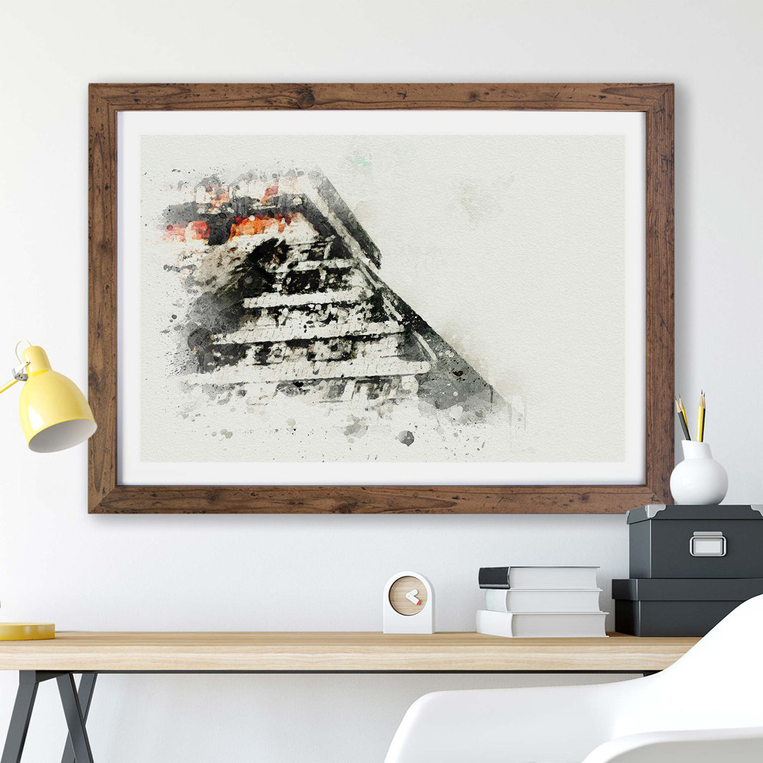 Mayan Pyramids of Chichen Itza - Framed Print