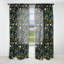 Motif botanique vert forêt III - rideau en velours bohémien - obscurcissant - 1 panneau-107595638