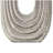 Maebri Aluminum Metal Circular Decorative Vase with Linear Etchings-1955956106-2005121223