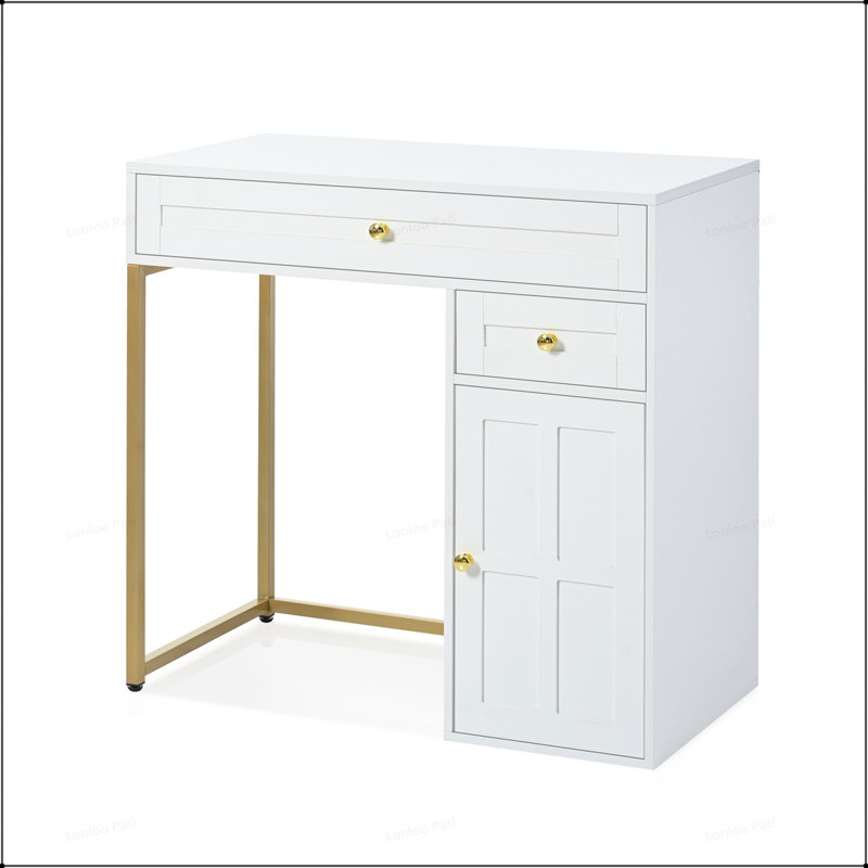 Luxueux meuble-lavabo polyvalent avec plusieurs options de rangement et éclairage réglable