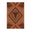 Tapis moelleux moelleux à motif géométrique rustique Prompton - brun clair-1280407254