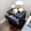 Lubin 1 Drawer Solid Wood Nightstand-1198749475