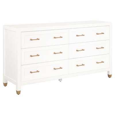 Hoeft 6 Drawer 66" W Double Dresser