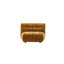 Système de fauteuil modulaire modulaire, sièges modulables courbés brun-65564522-65564527
