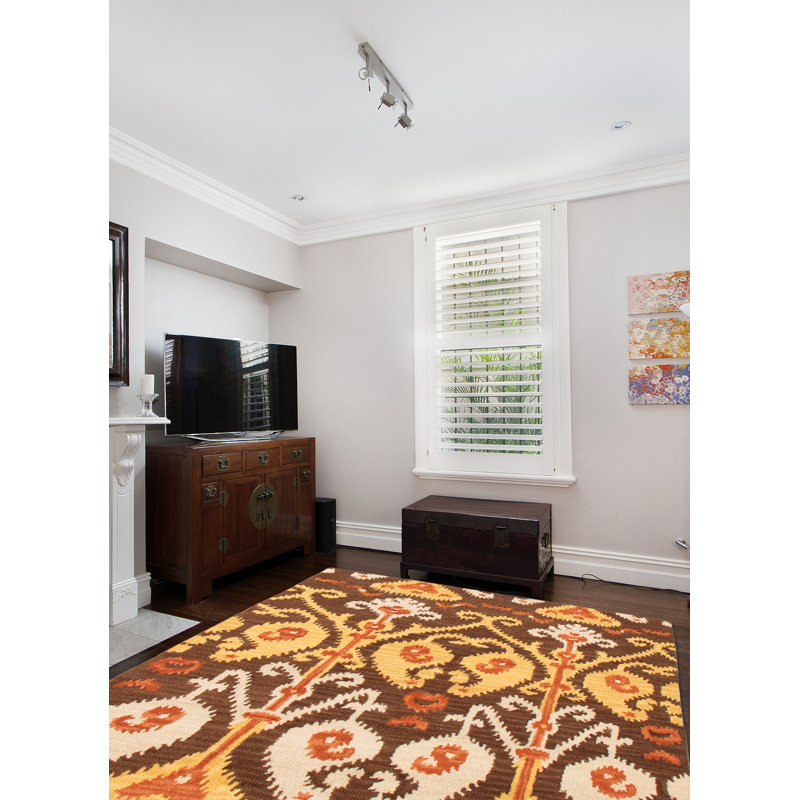 Tapis rectangulaire en laine 5 pi 5 po x 7 pi 5 po Jaylanis