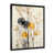Impression noire sur toile encadrée sélectionné
