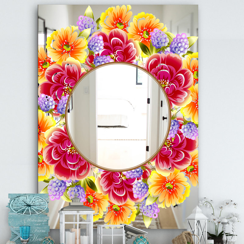 Flat Wall Mirror, 39.4" H x 29.5" W