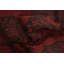 Tapis afghan oriental en laine rouge éléphant 5 x 6