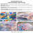 Abstract Flock,Hand Washable Art Area Rug, power-loomed, 100% polyester, 2mm pile, non-slipping back.-1217739234