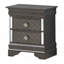 Table de chevet chic noir métallique chic-549054870