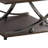 Rezan Square Coffee Table in Black Nickel and Clear