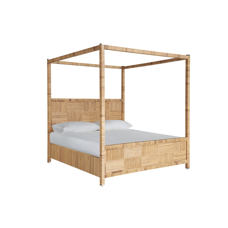 Rattan Standard Bed, Queen