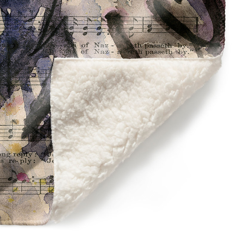 Couverture de sherpa douce anges xliv calling, l 51 po x L 60 po