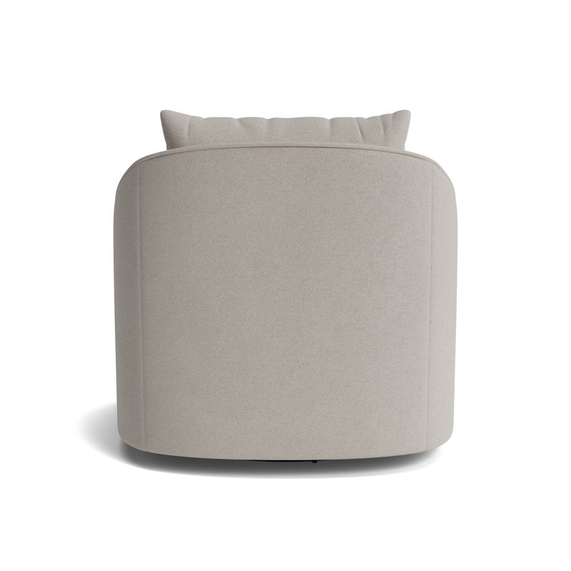 Laurel Swivel Chair, Performance Boucle - Dove Gray