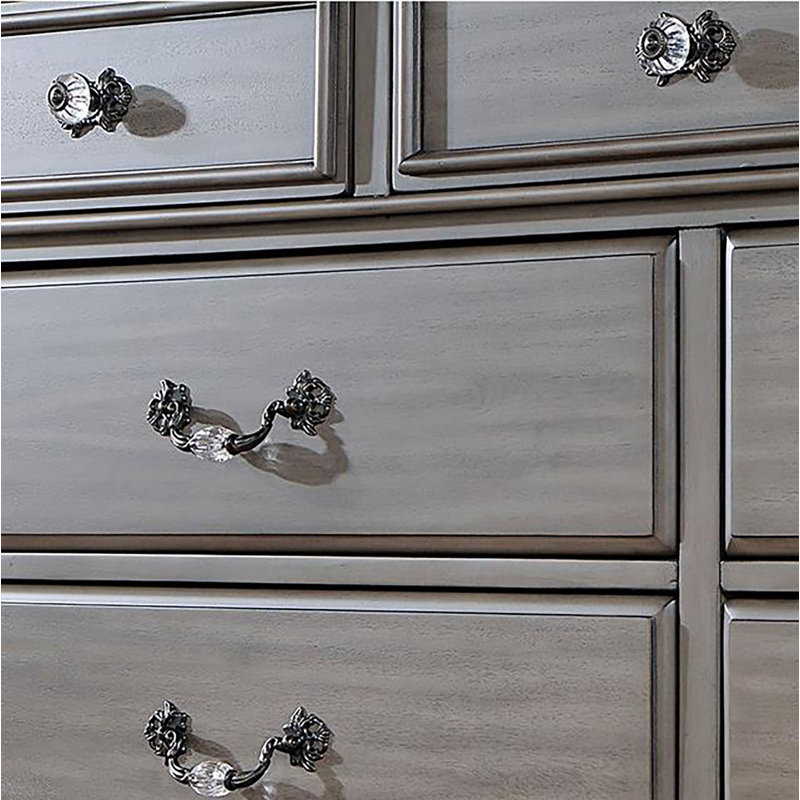 Commode double à 9 tiroirs avec miroir Seibold