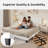 Upholstered Low Platform Bed Frame with Headboard, No Box Spring Needed-1473865809