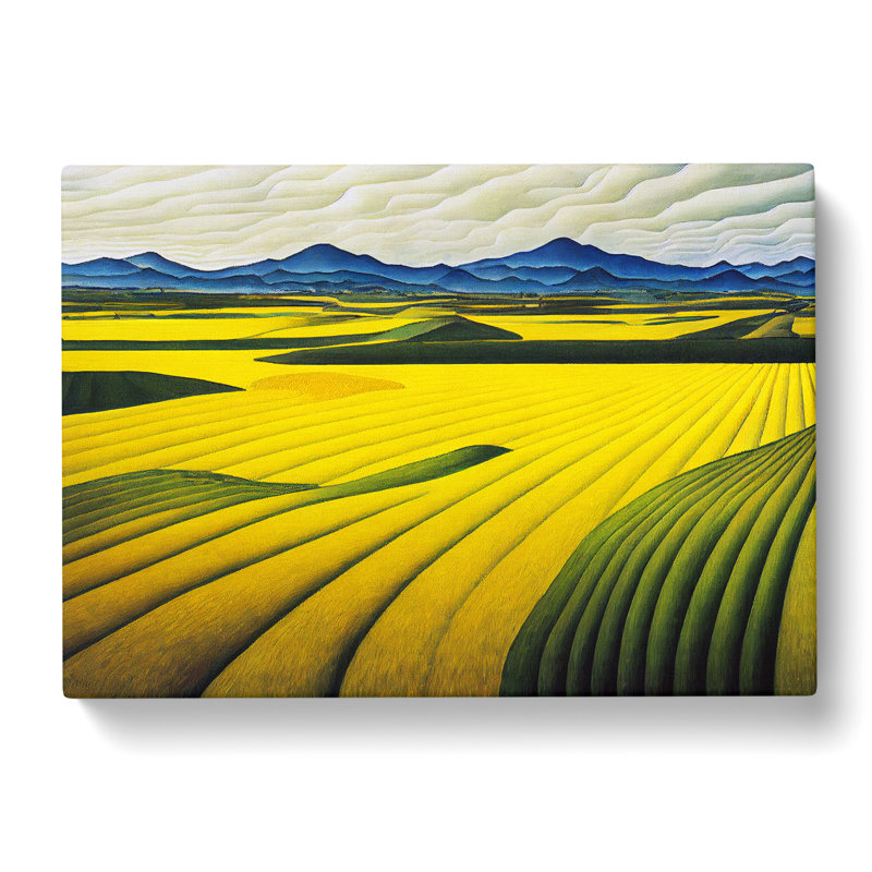 Sacred Wheat Field - Wrapped Canvas, 50cm H x 76cm W x 3cm D