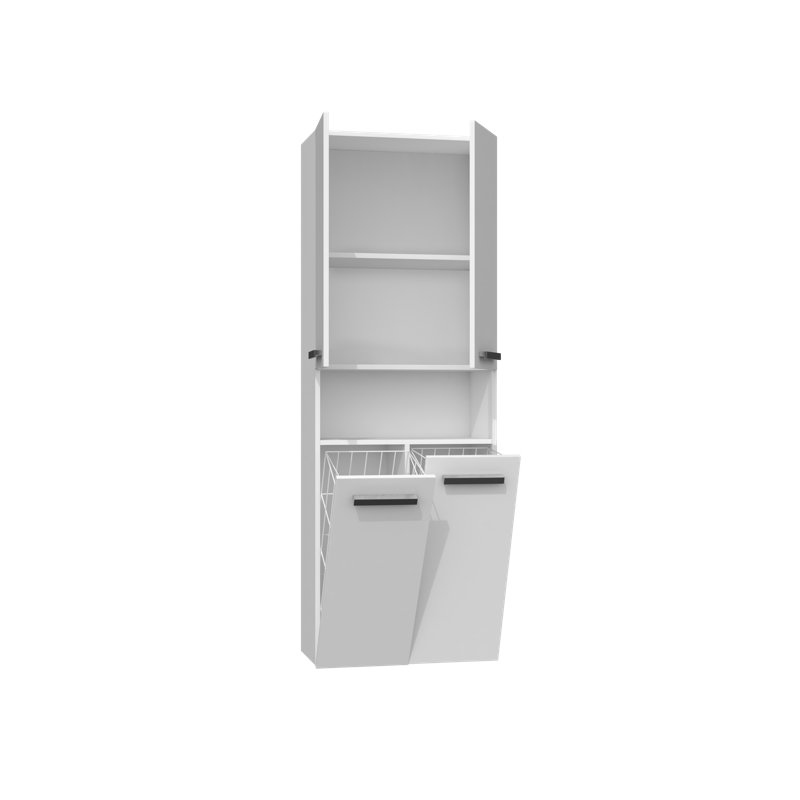 Cambree Linen Cabinet, High-gloss White