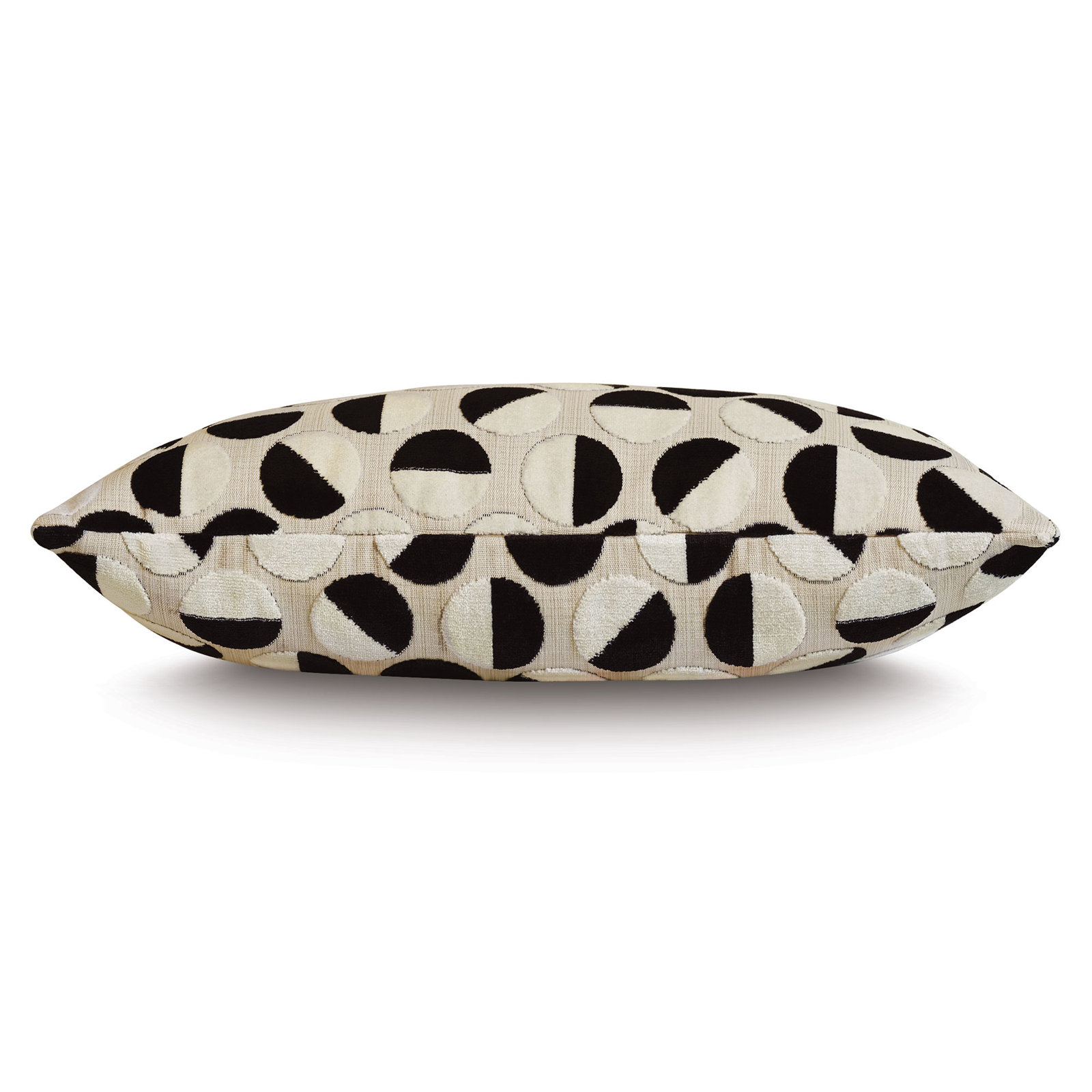 Textured Throw Pillow, Black, Rectangle 13"H x 22"W