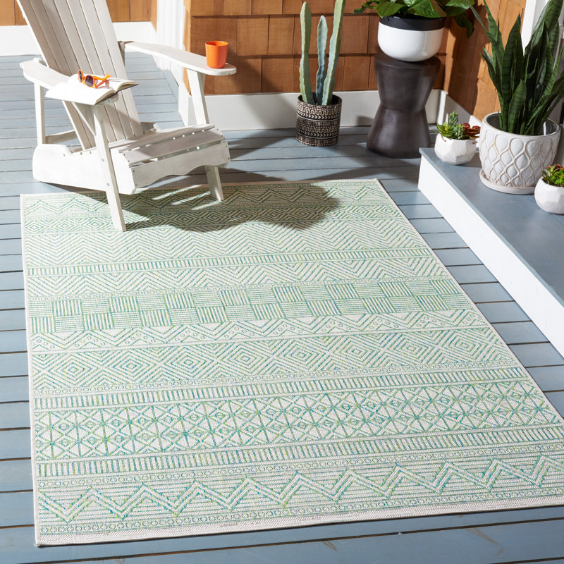 Altia Performance Southwestern Indoor/Outdoor Area Rug, Rectangle 4' x 5'7"