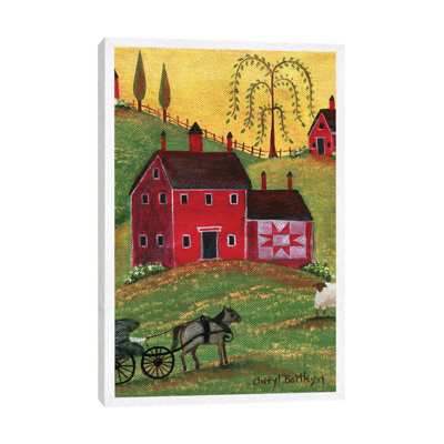 Country Homestead 1 Piece Painting on Canvas