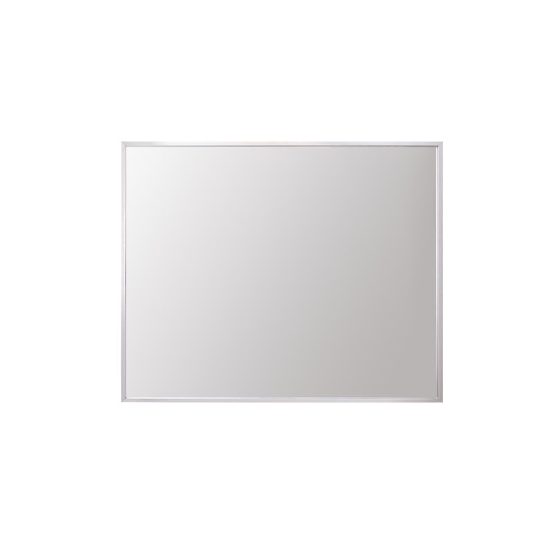 Yoselyne Aluminium Square Wall Mirror, Silver