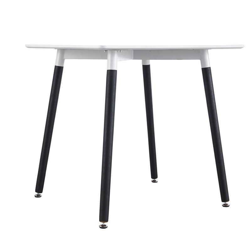 Table de salle à manger Keighly, Noir