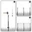 ZESTIE Green Metal Line Post-127380655