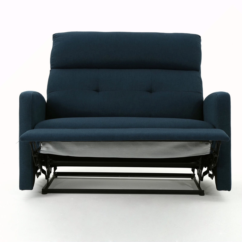 Fauteuil inclinable (sièges doubles), Tissu bleu marine