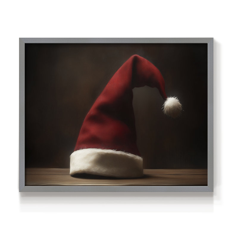 Art de Noël - CMxxxi - reproduction encadrée - réversible, H 22 po x l 28 po, Gris