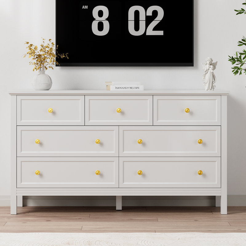 Dezmand 55.12'' W 7 - Drawer Dresser