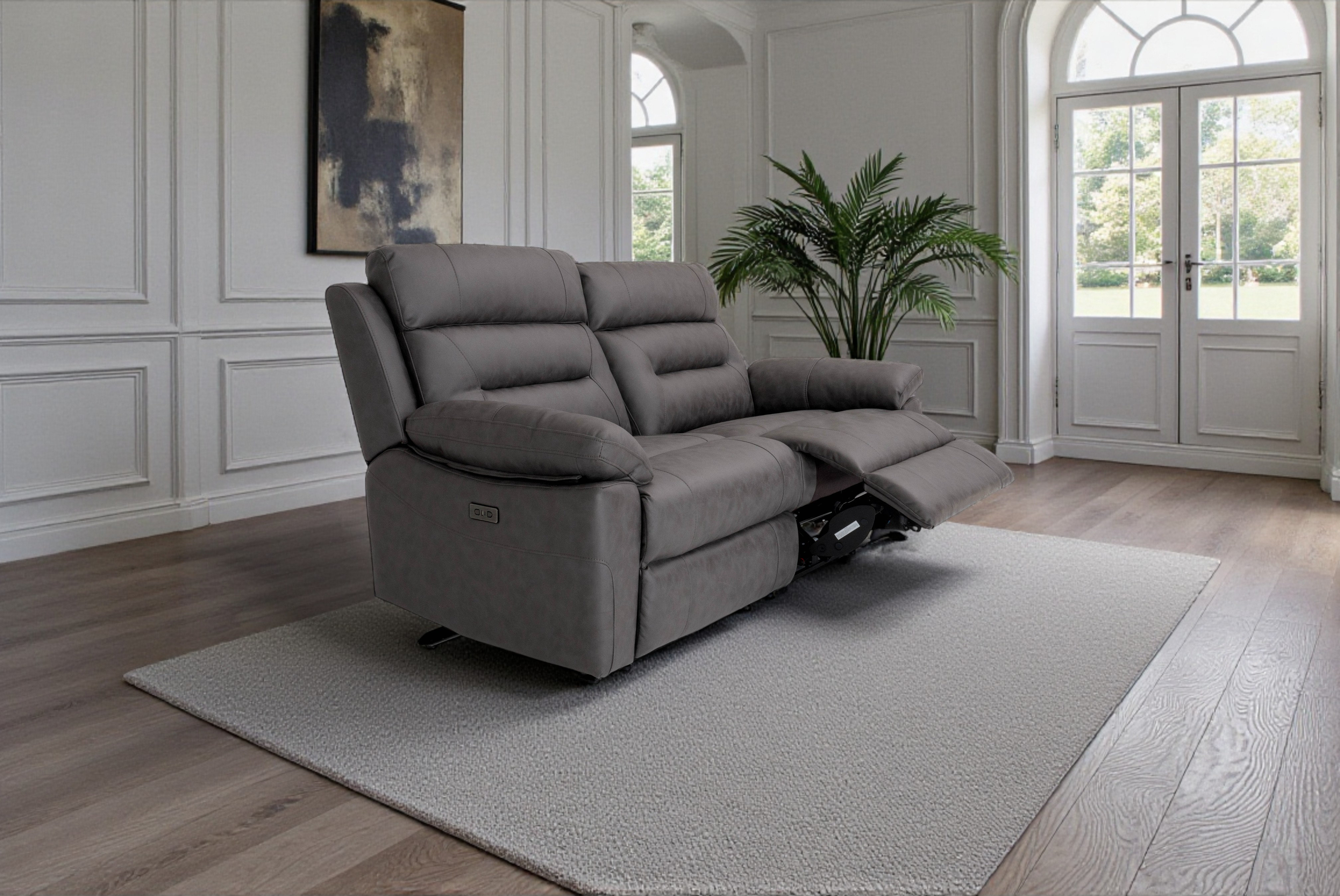 17 Stories Lucca 3 Seater Power Recliner | Wayfair.co.uk