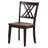 Donsha Solid Wood Cross Back Dining Chair In Walnut Maple-491371357