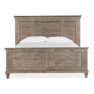 Cal. King Shutter Panel Bed