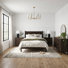 Lennon 4-Piece Bedroom Set, Dark Brown - Queen Bed, 6-Drawer Dresser, Two 3-Drawer Nightstand