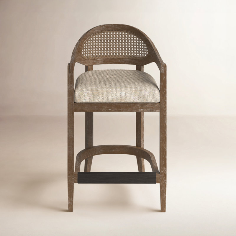 Tabouret Copley, Taupe beige, Tabouret de comptoir (siège d'une hauteur de 26 p