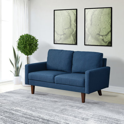 Jahi Fabric 59'' Reception Loveseat