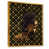 Toile avec cadre flottant or