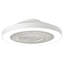 Ventilateur de plafond encastré blanc 20 po avec lumière, profil bas, application et télécommande, moteur à courant continu silencieux à 6 vitesses, DEL à intensité variable pour la chambre à coucher-290089828-295176451-295176452