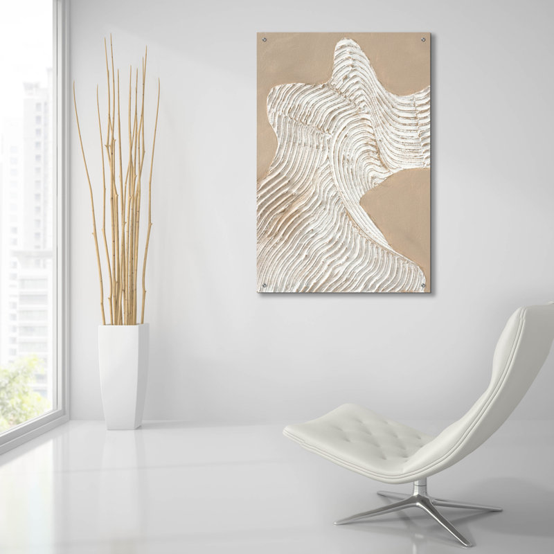  'Raw Shape 3' by Design Fabrikken Acrylic Glass Wall Art, 16" x 24", H 36 po x l 24 po