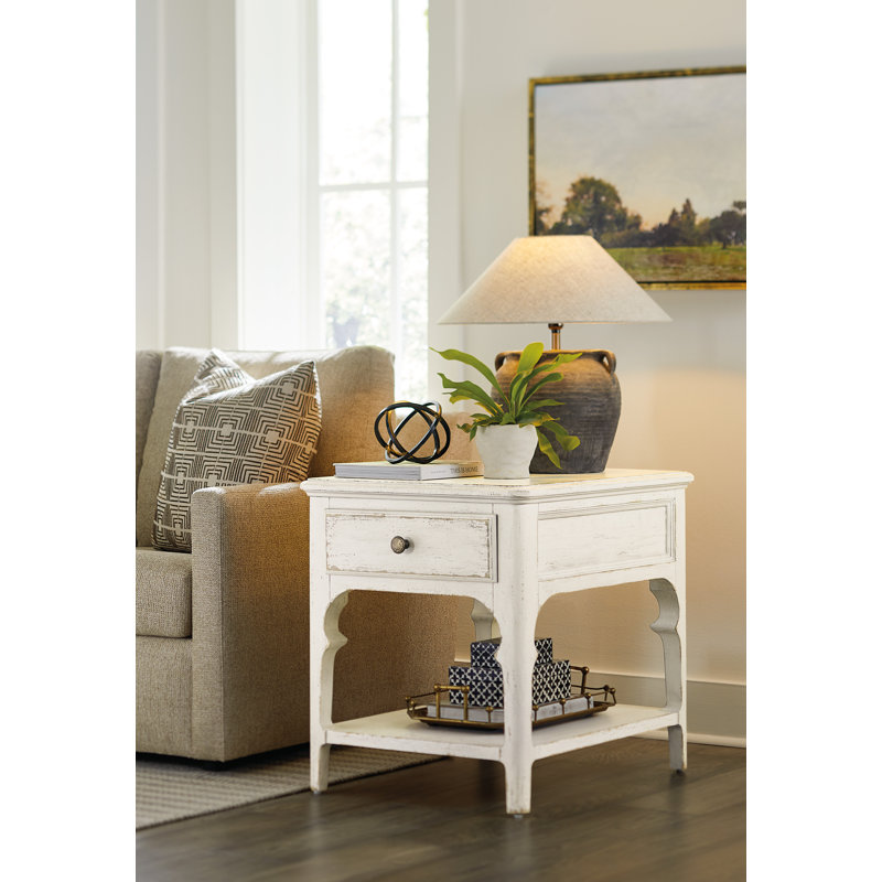 Alcy End Table With Storage