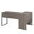 Joziah L-Shaped Writing Desk with Built-In Electrical Outlet